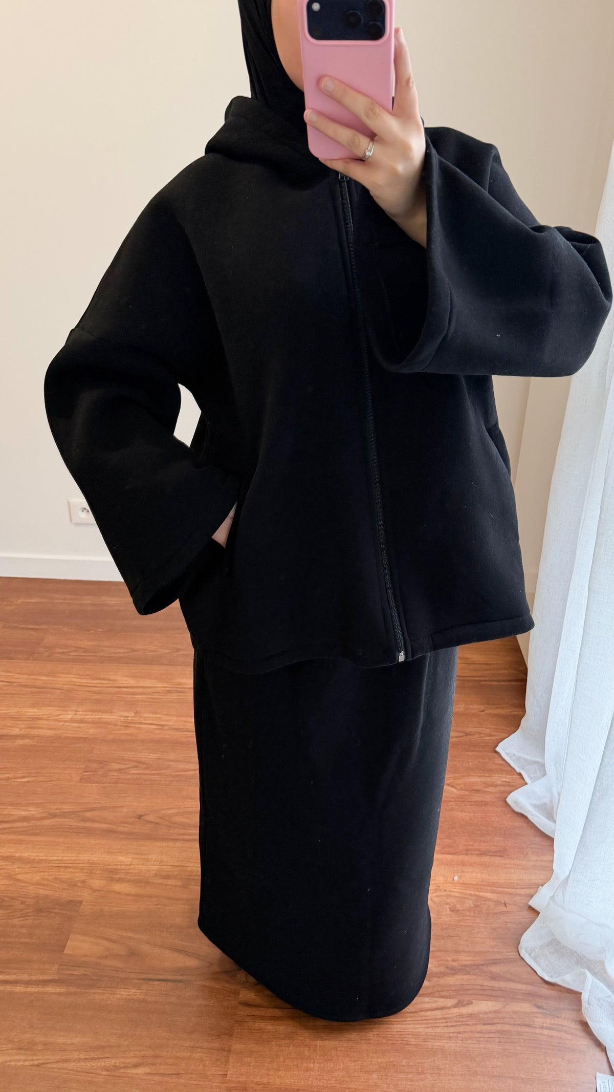 ENSEMBLE JUPE COMFY NOIR