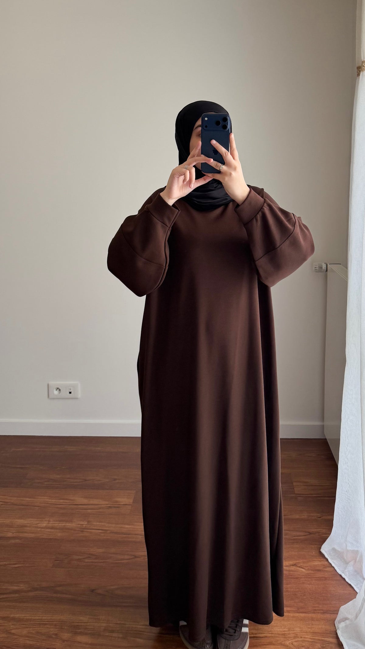 ROBE SWEAT MARRON