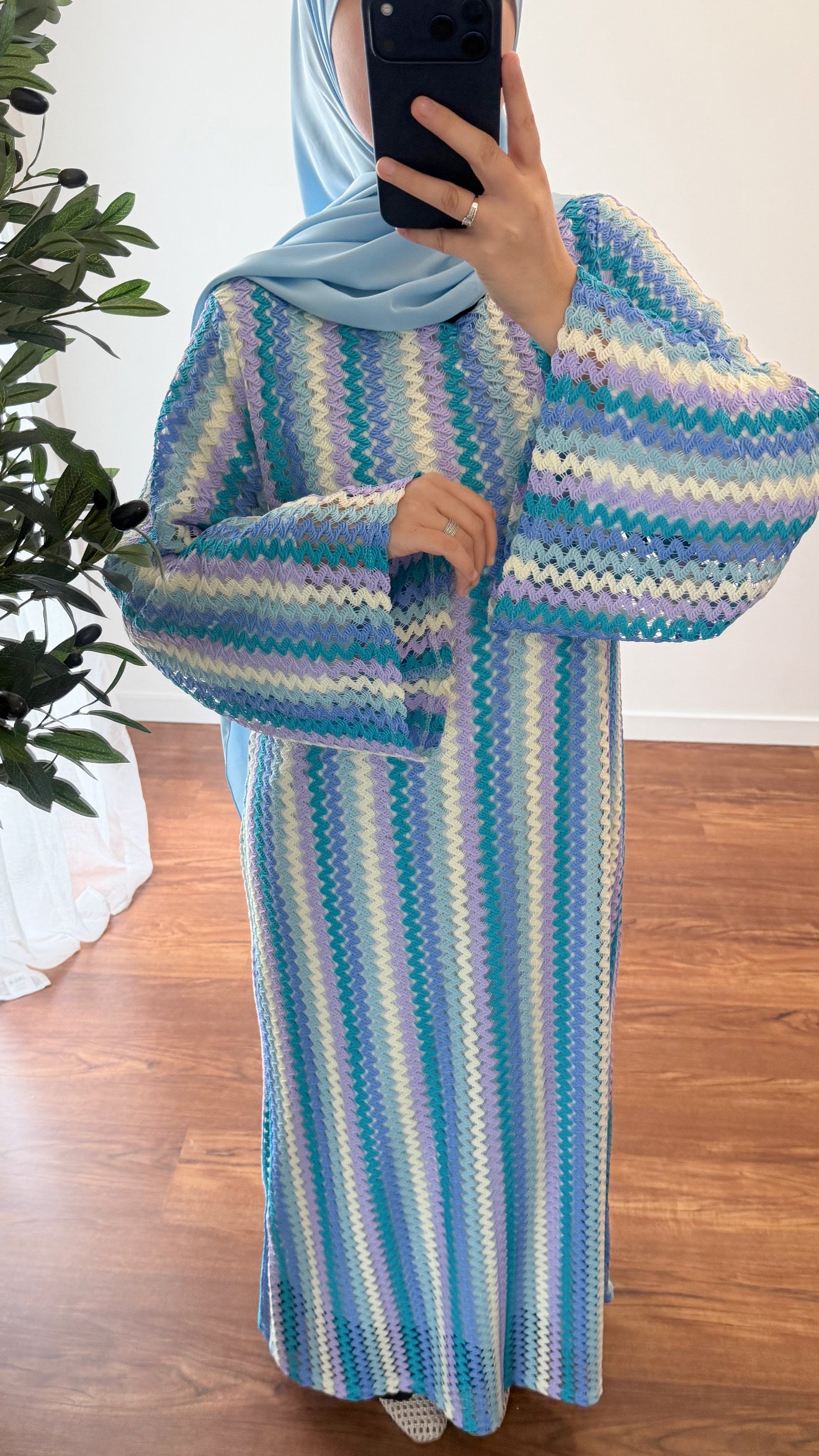 ROBE SORAYA BLEU CIEL