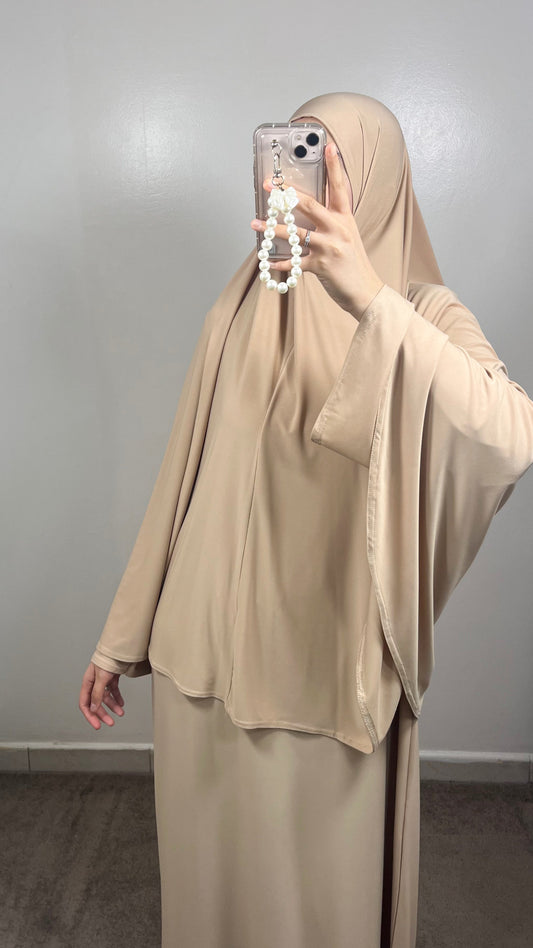 PREMIUM JERSEY GEBETSSET BEIGE