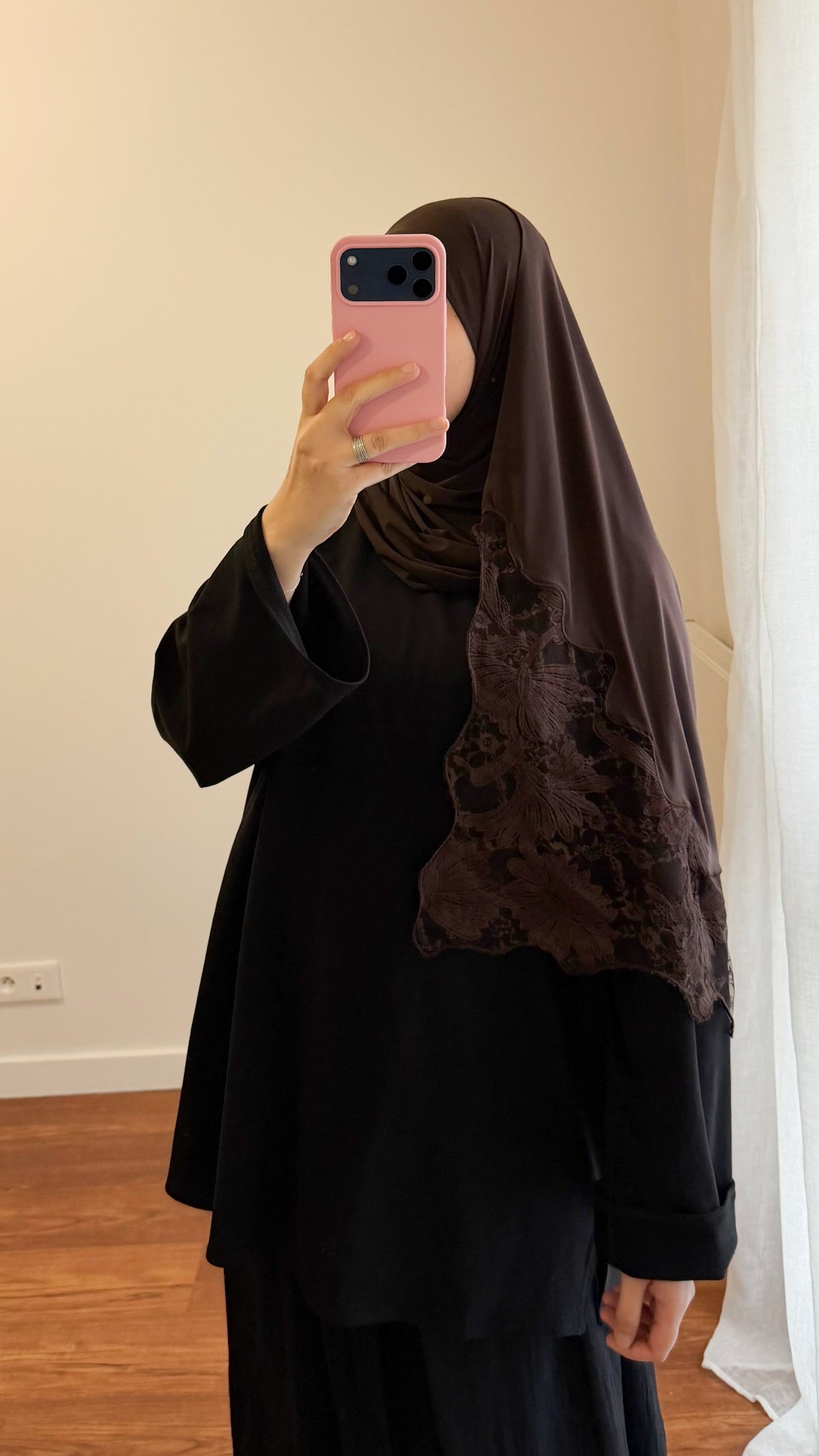 HIJAB JERSEY PREMIUM MARRON