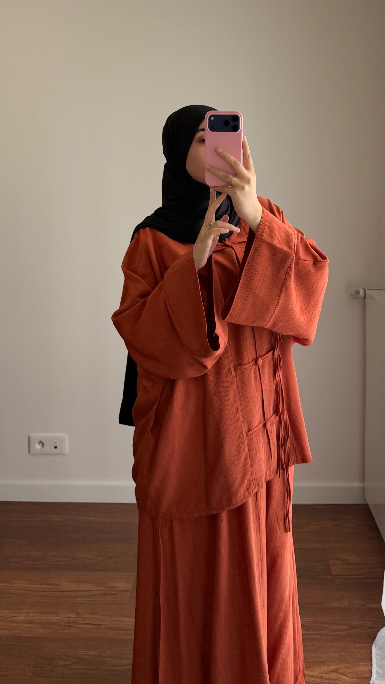 ENSEMBLE JUPE TOYKO BRIQUE
