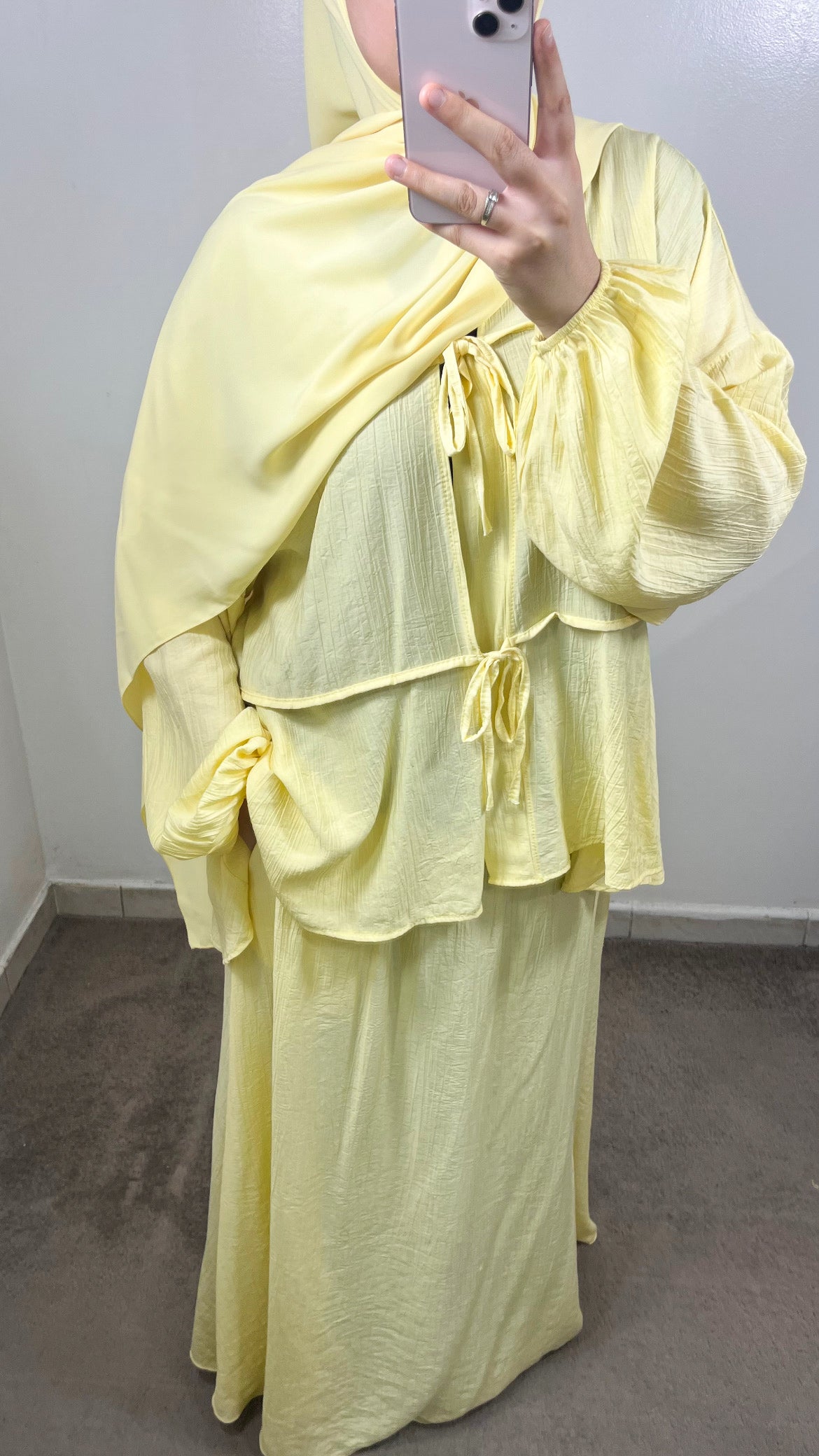ENSEMBLE JUPE LIYA JAUNE