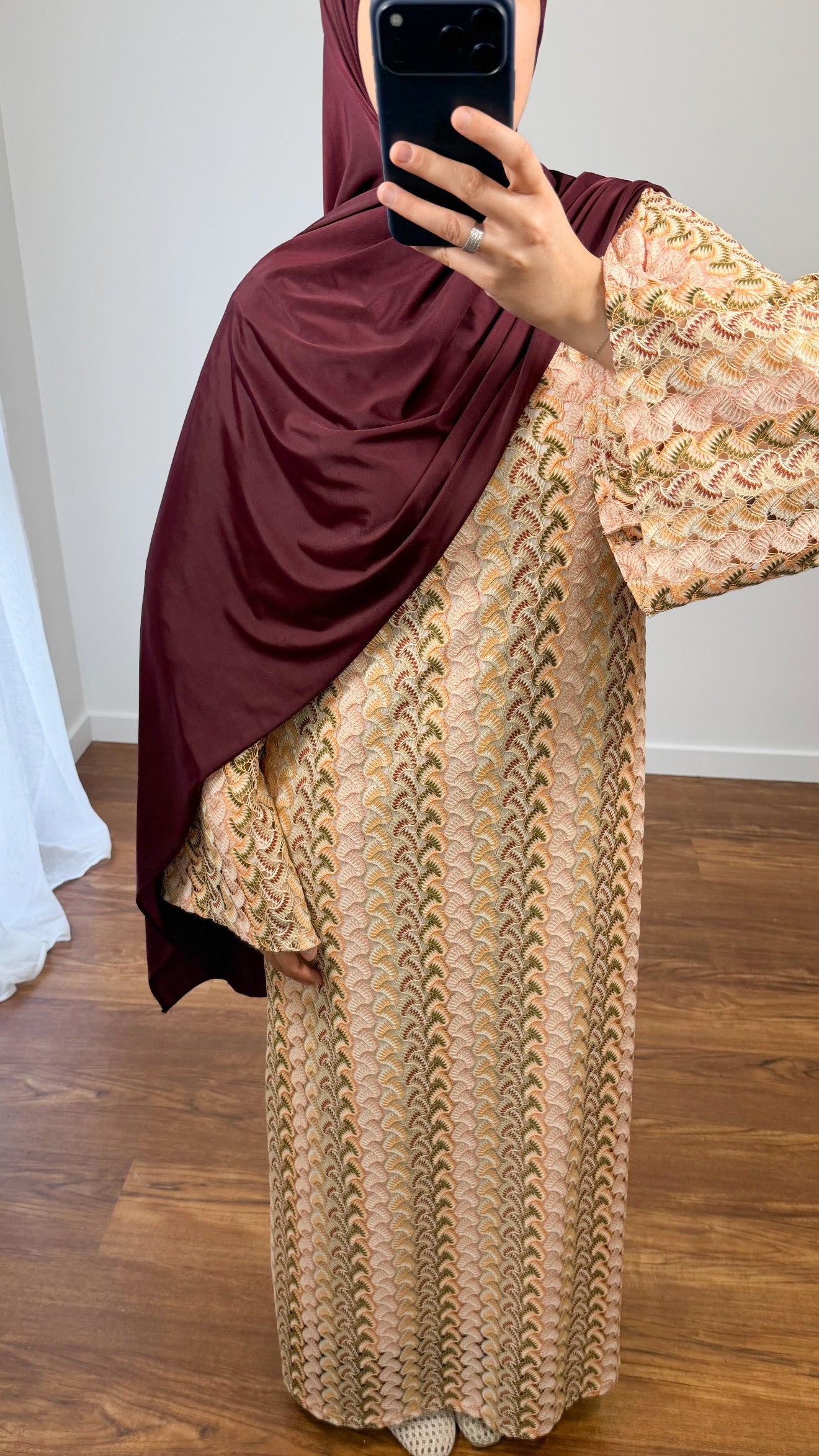 ROBE SORAYA ROSE SAUMON