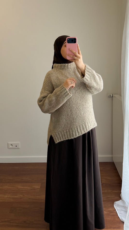 PULL SANA TAUPE
