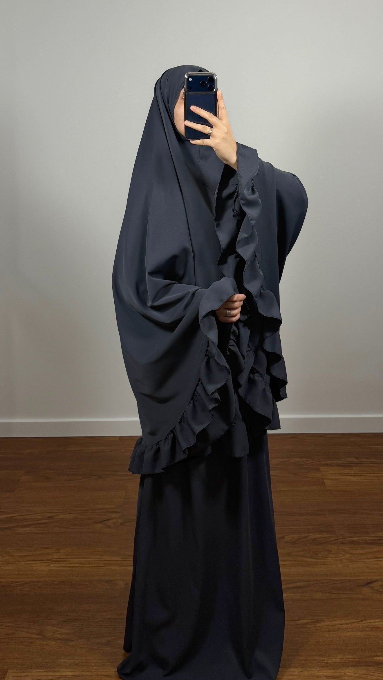 ENSEMBLE DE PRIÈRE BUTTERFLY GRIS ANTHRACITE