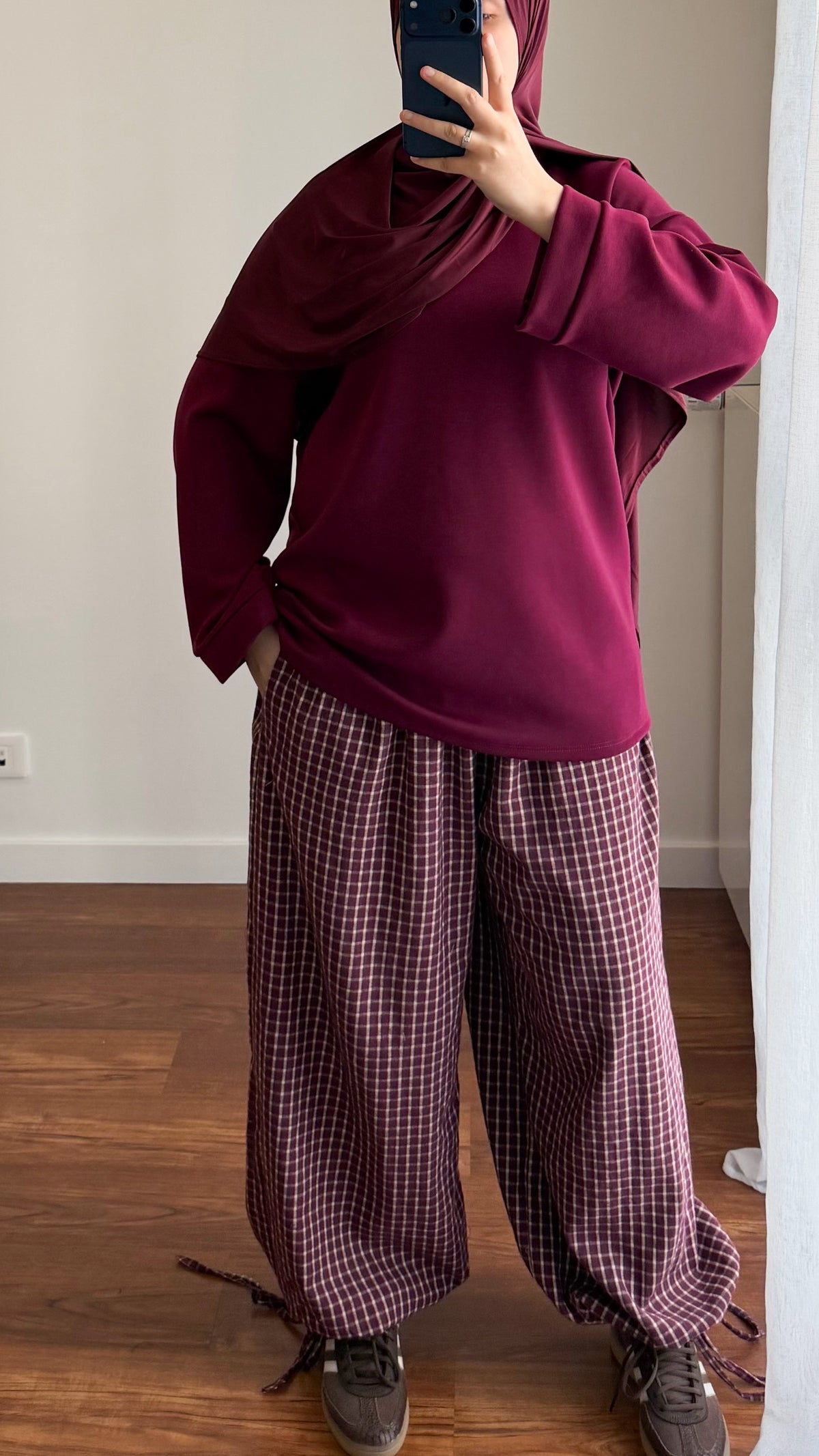 PANTALON SARAH BORDEAU