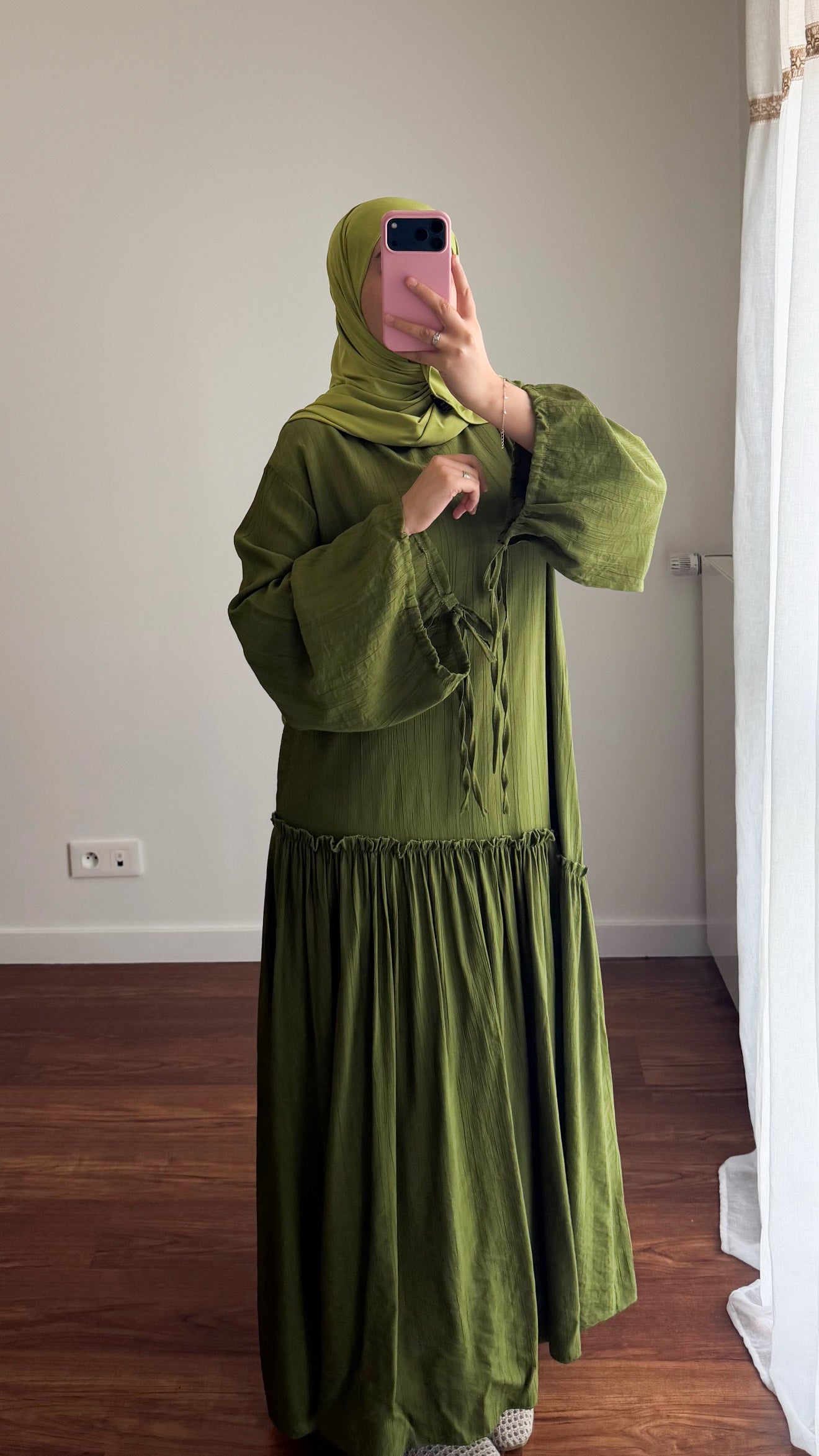 ROBE AYRA VERT OLIVE