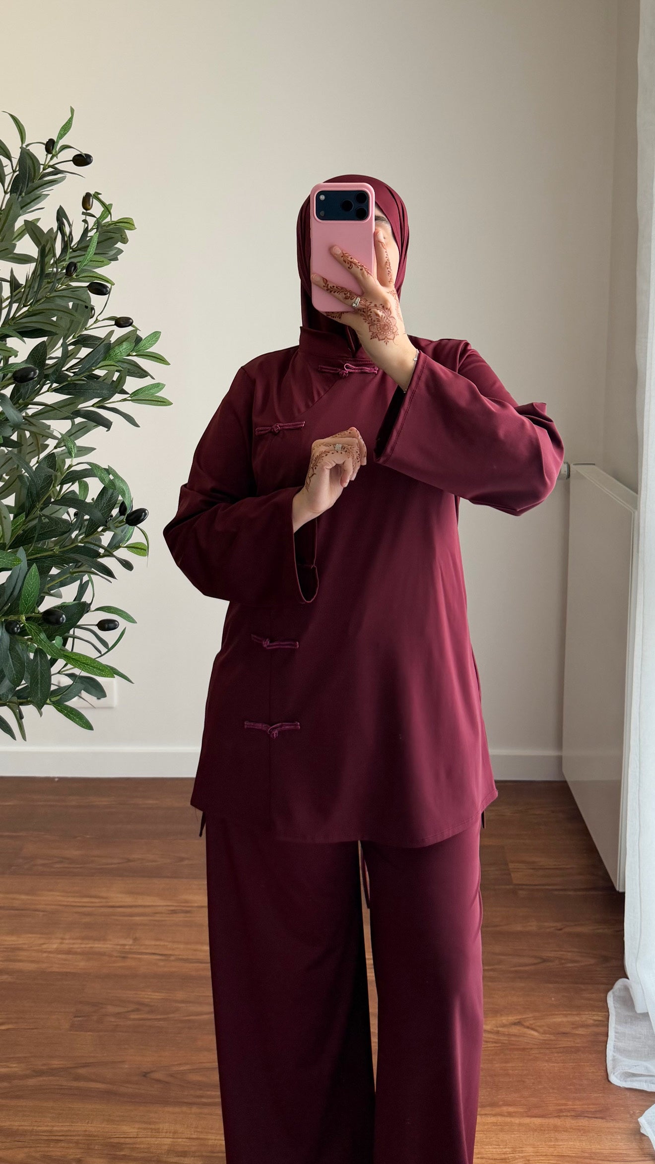 BURKINI TOKYO 3 PIÈCES BORDEAU