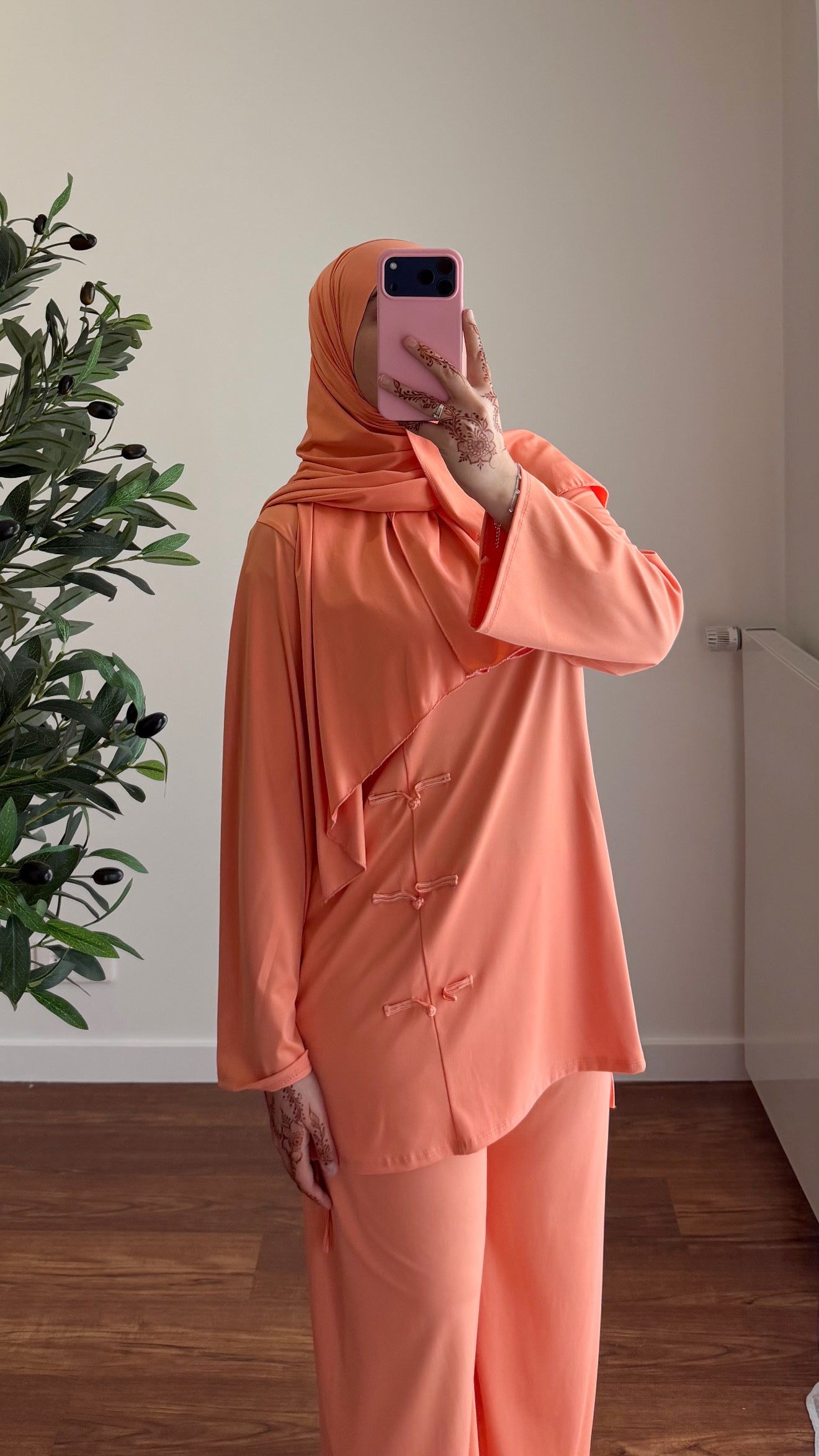 BURKINI TOKYO 3 PIÈCES ORANGE PÊCHE