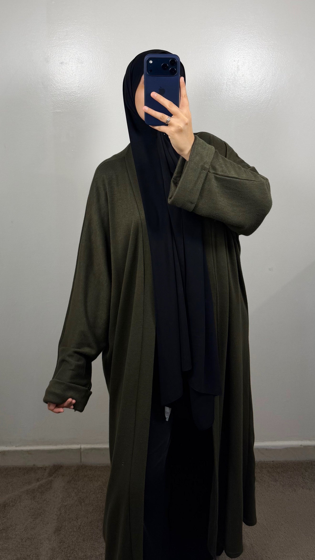 KIMONO FARAH VERT KAKI