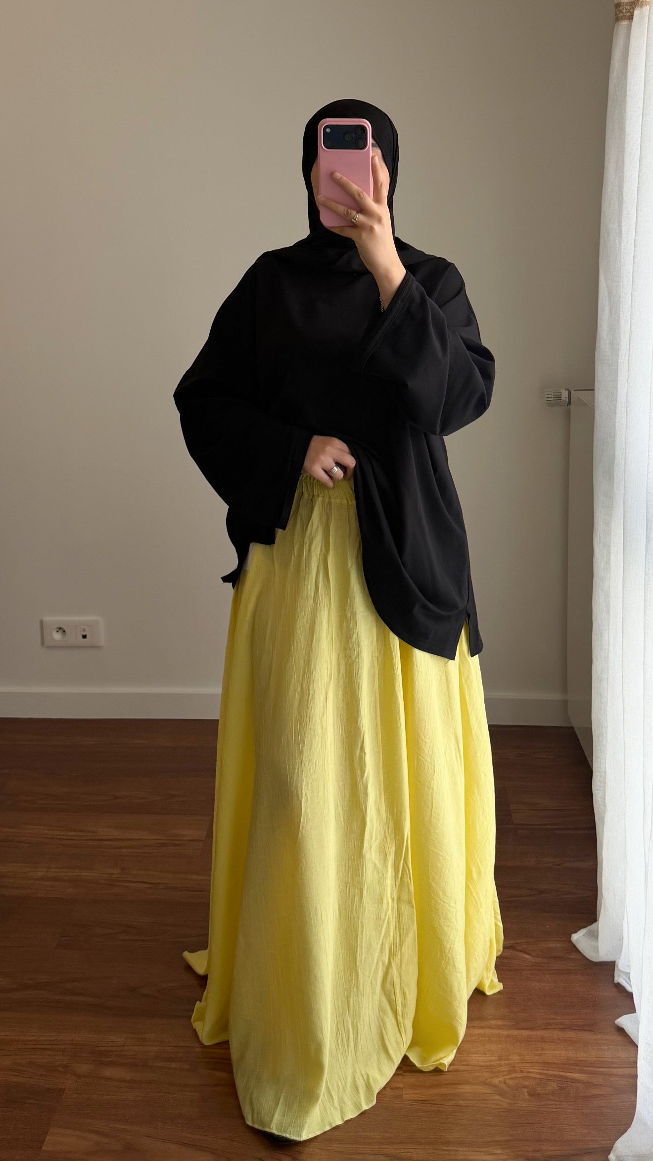 JUPE LONGUE JAUNE