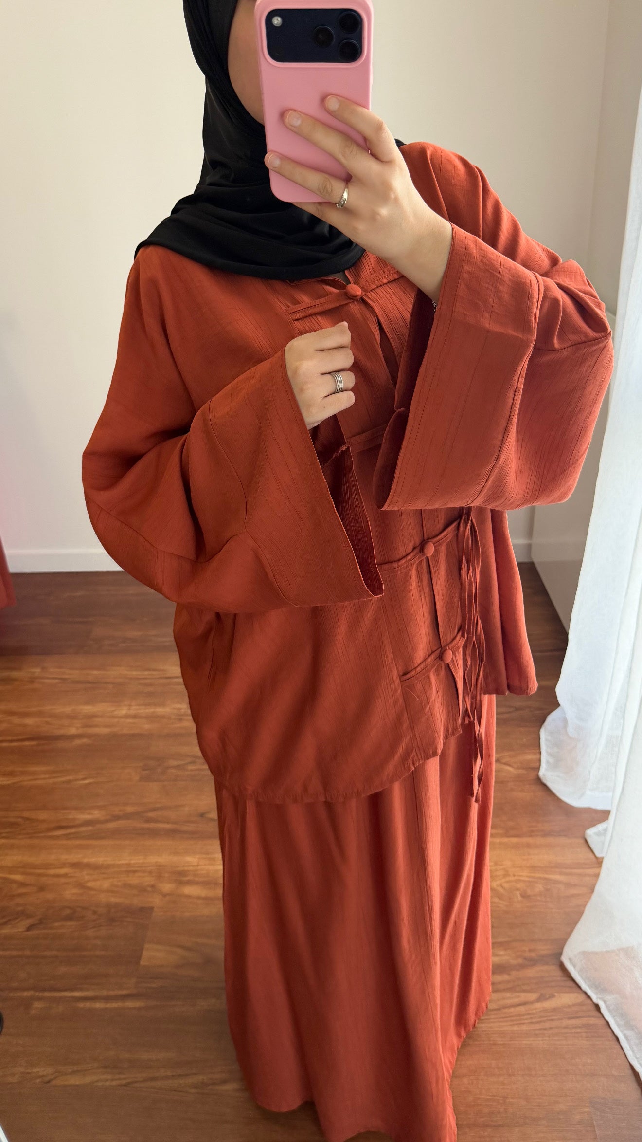 ENSEMBLE JUPE TOYKO BRIQUE