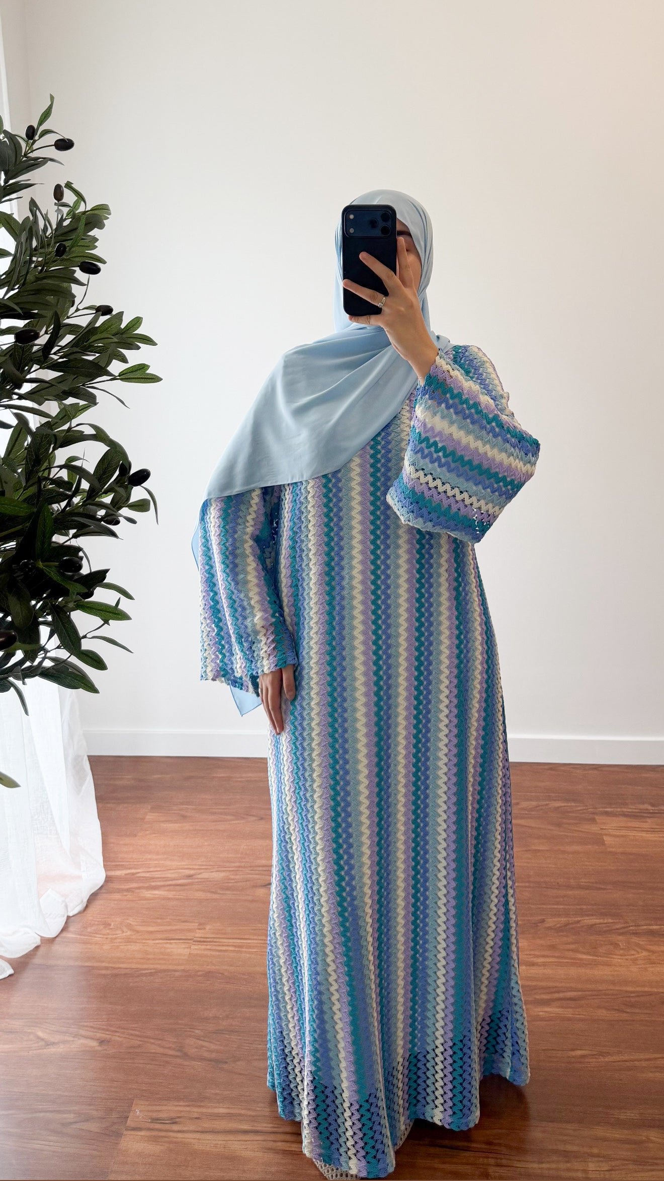 ROBE SORAYA BLEU CIEL