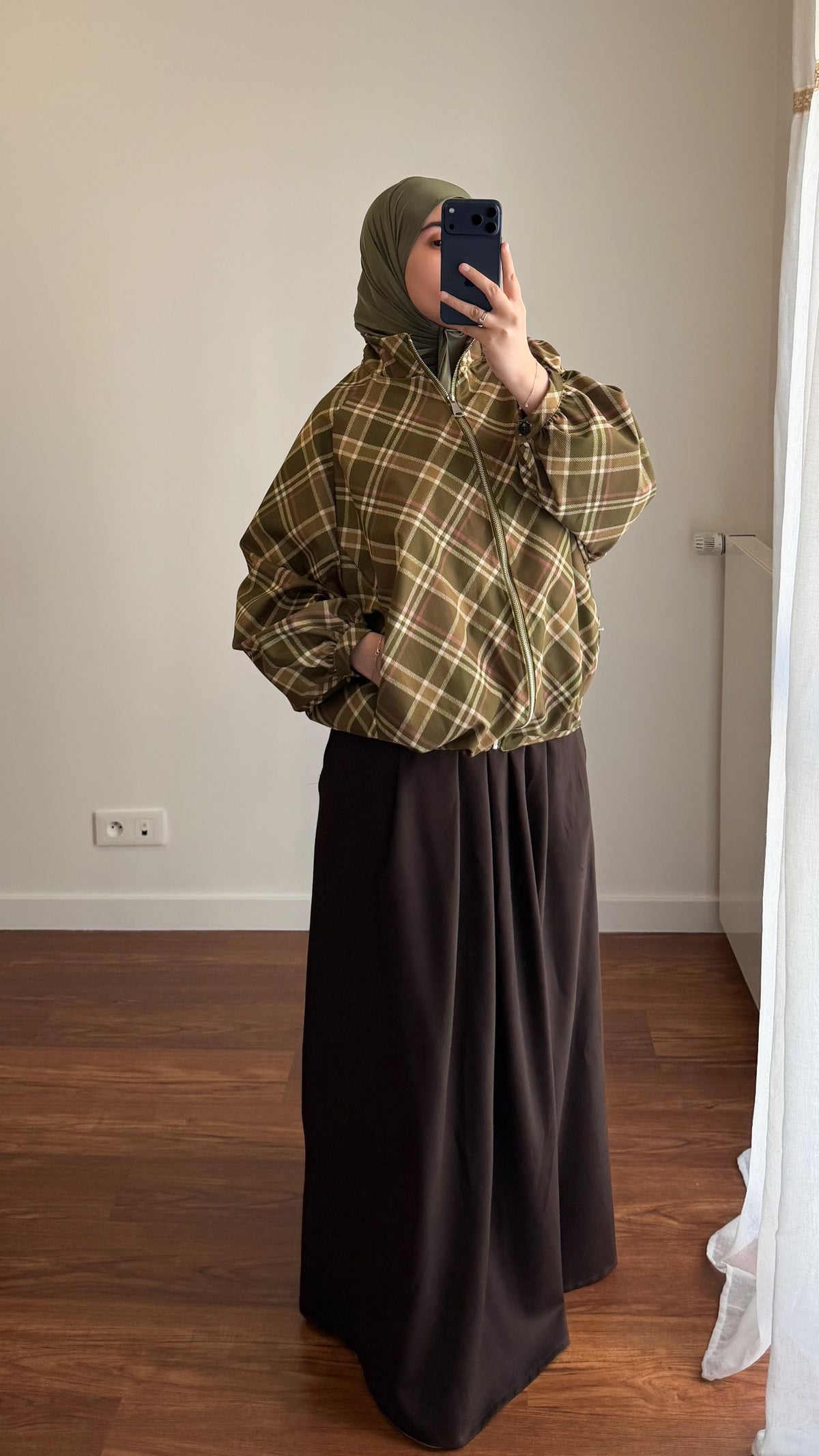 VESTE ZIPPÉE ISRA VERT