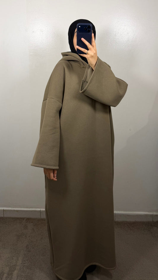 ROBE SWEAT AMIRA TAUPE