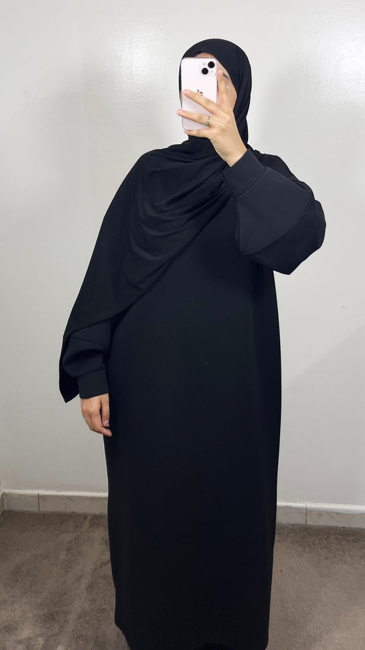 ROBE SWEAT COMFY NOIR