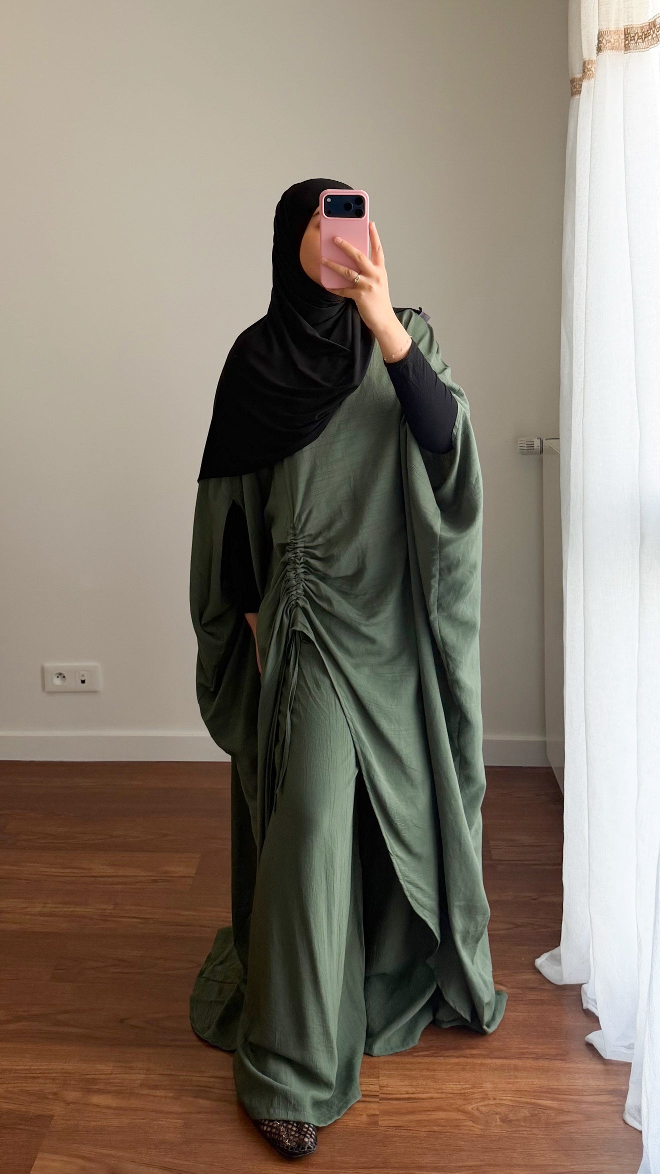 ENSEMBLE ZEYNEB VERT KAKI FONCÉ