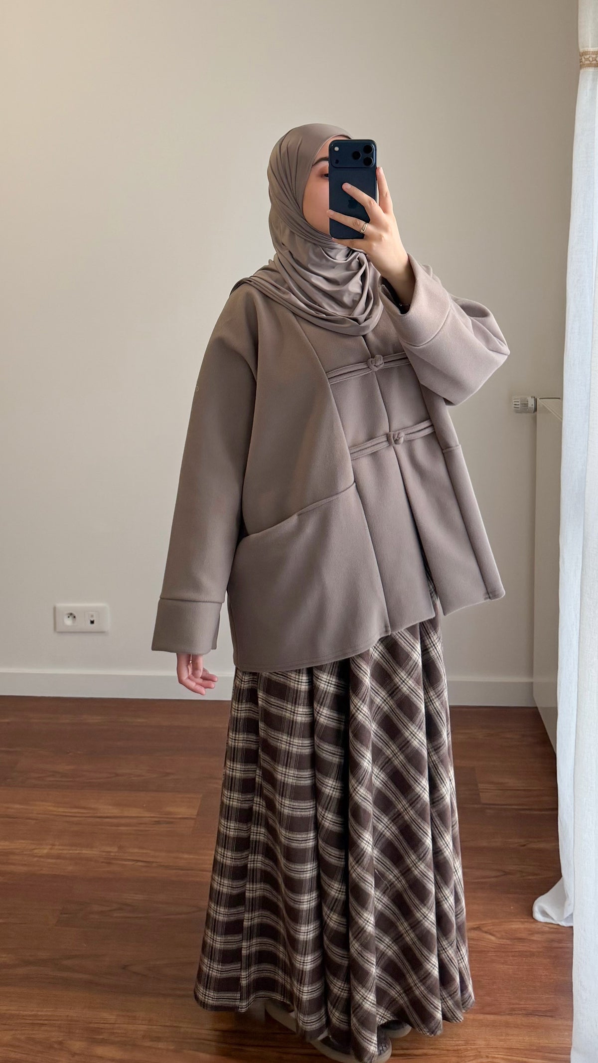 VESTE YUNA TAUPE
