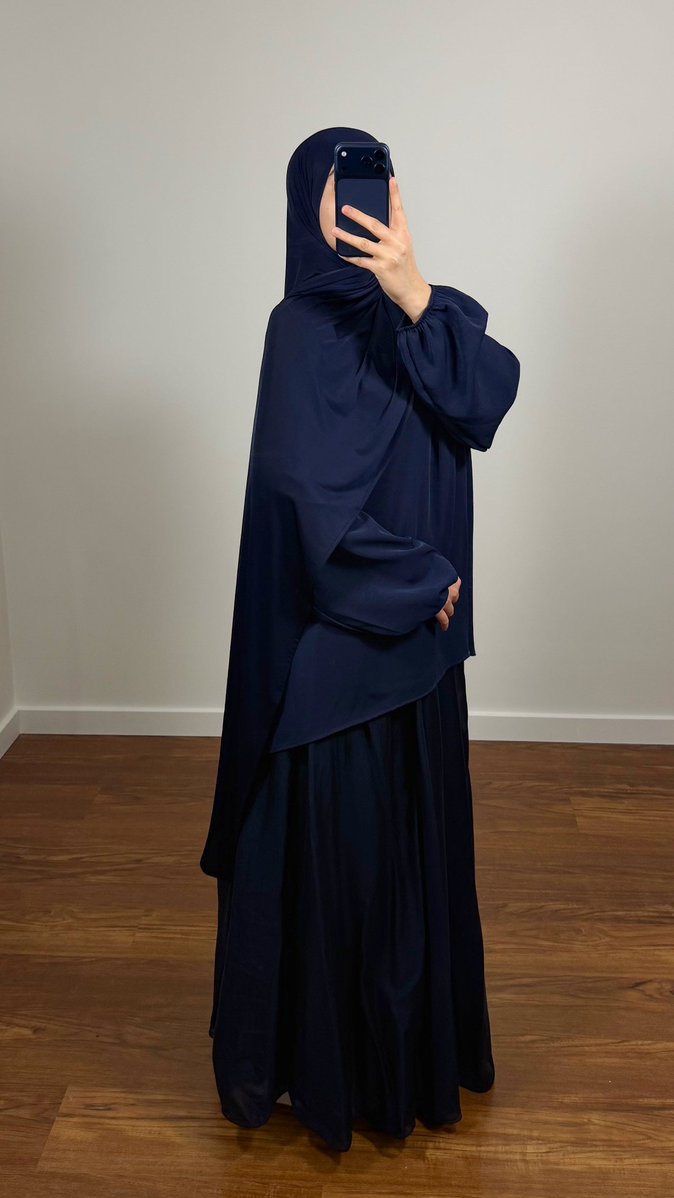 ENSEMBLE JUPE ZEYNEB BLEU MARINE