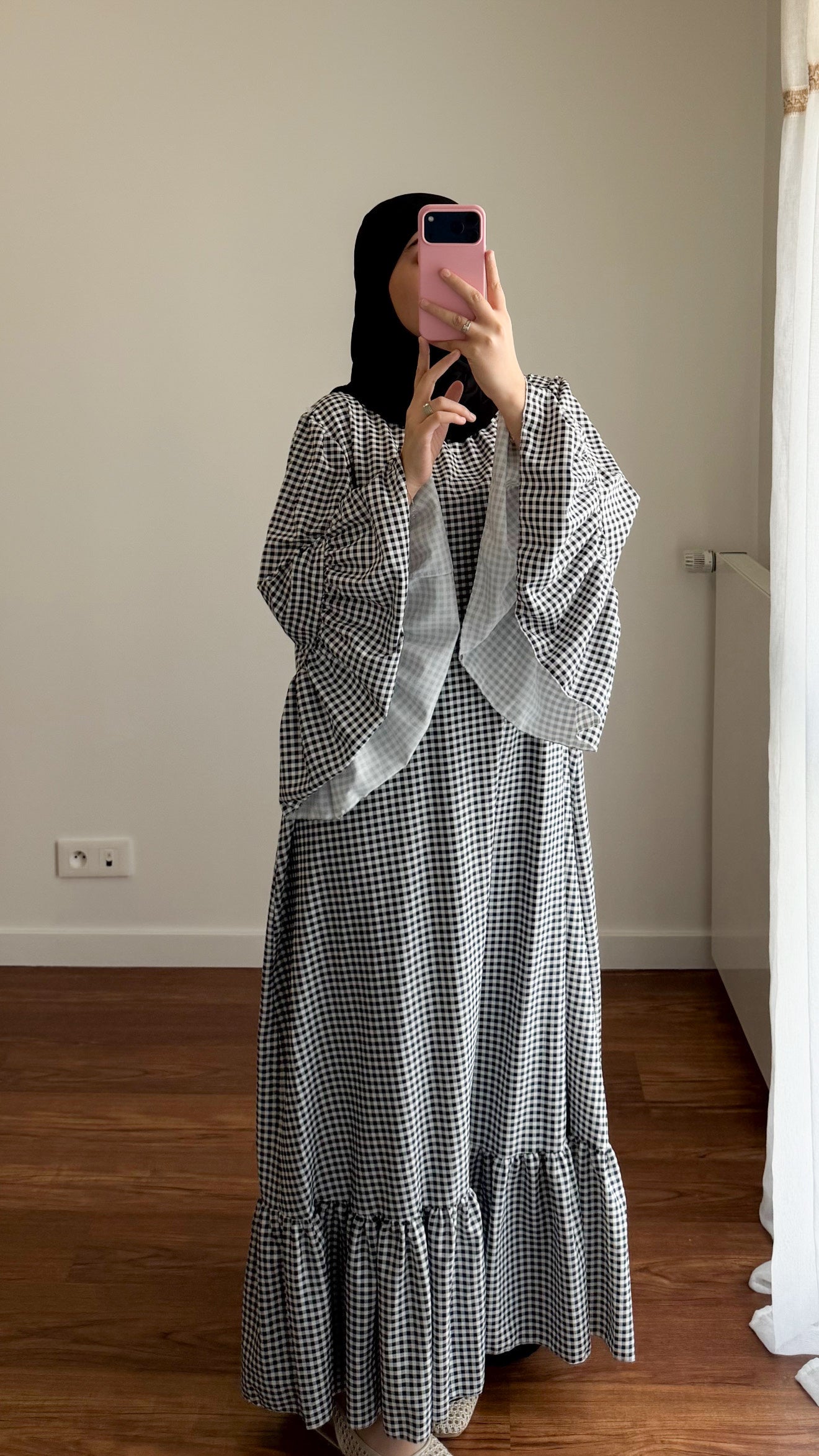 ROBE VICHY 2.0 NOIR