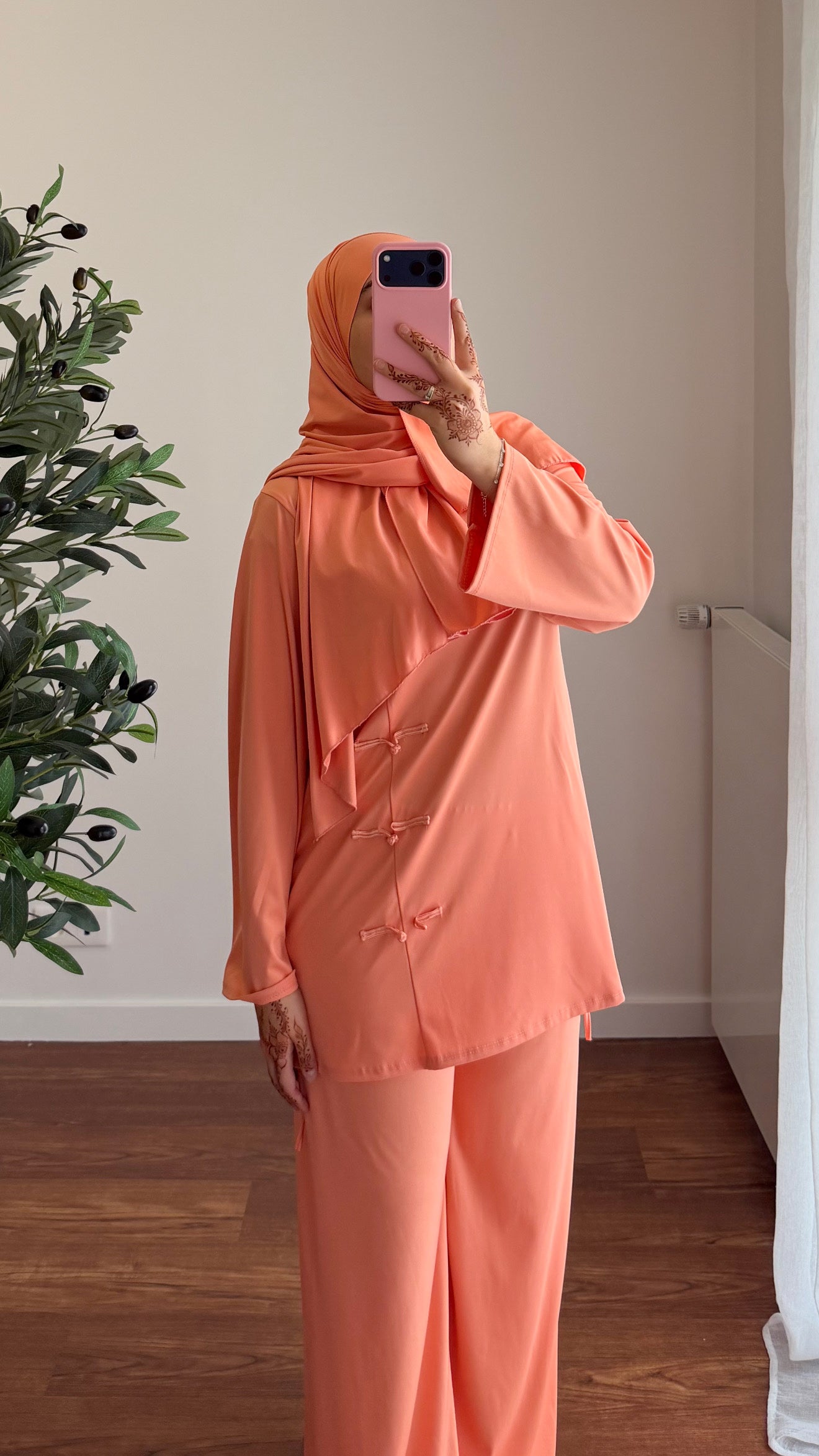 BURKINI TOKYO 3 PIÈCES ORANGE PÊCHE