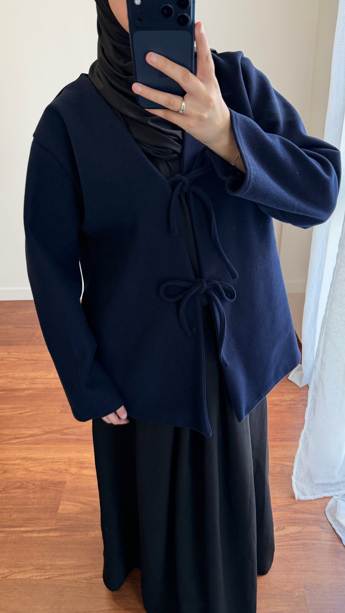 VESTE INAYA BLEU MARINE