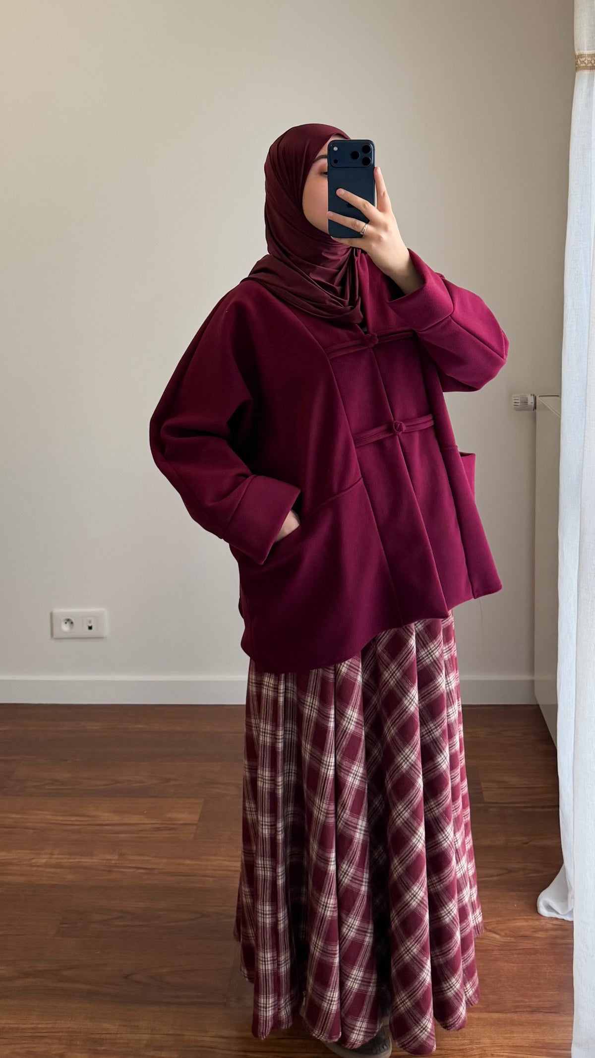 VESTE YUNA BORDEAU