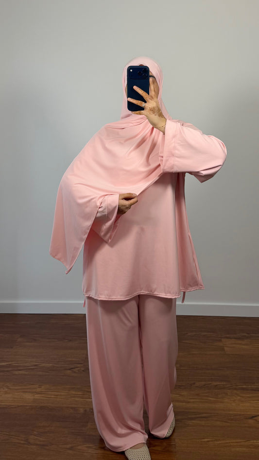 BURKINI INAYA 3 PIÈCES ROSE