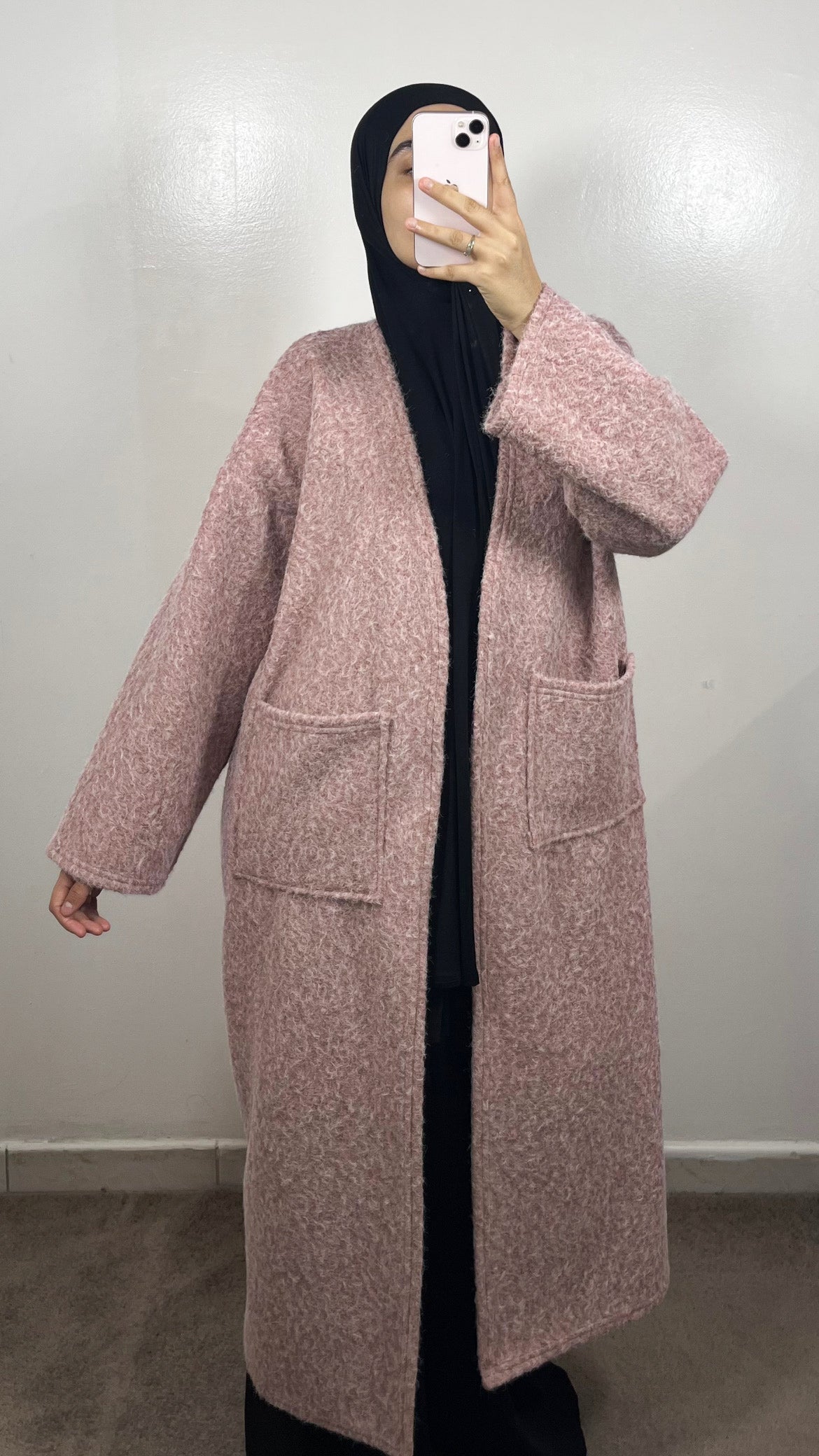 MANTEAU KIMONO LEA OVERSIZE ROSE