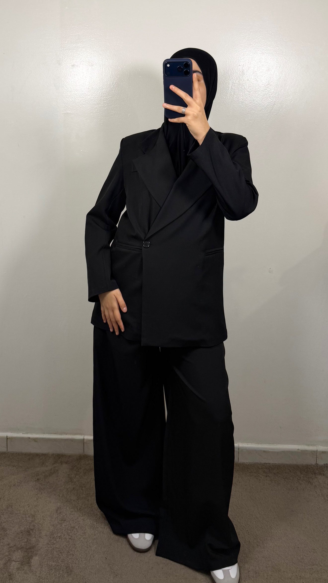 ENSEMBLE BLAZER NOIR