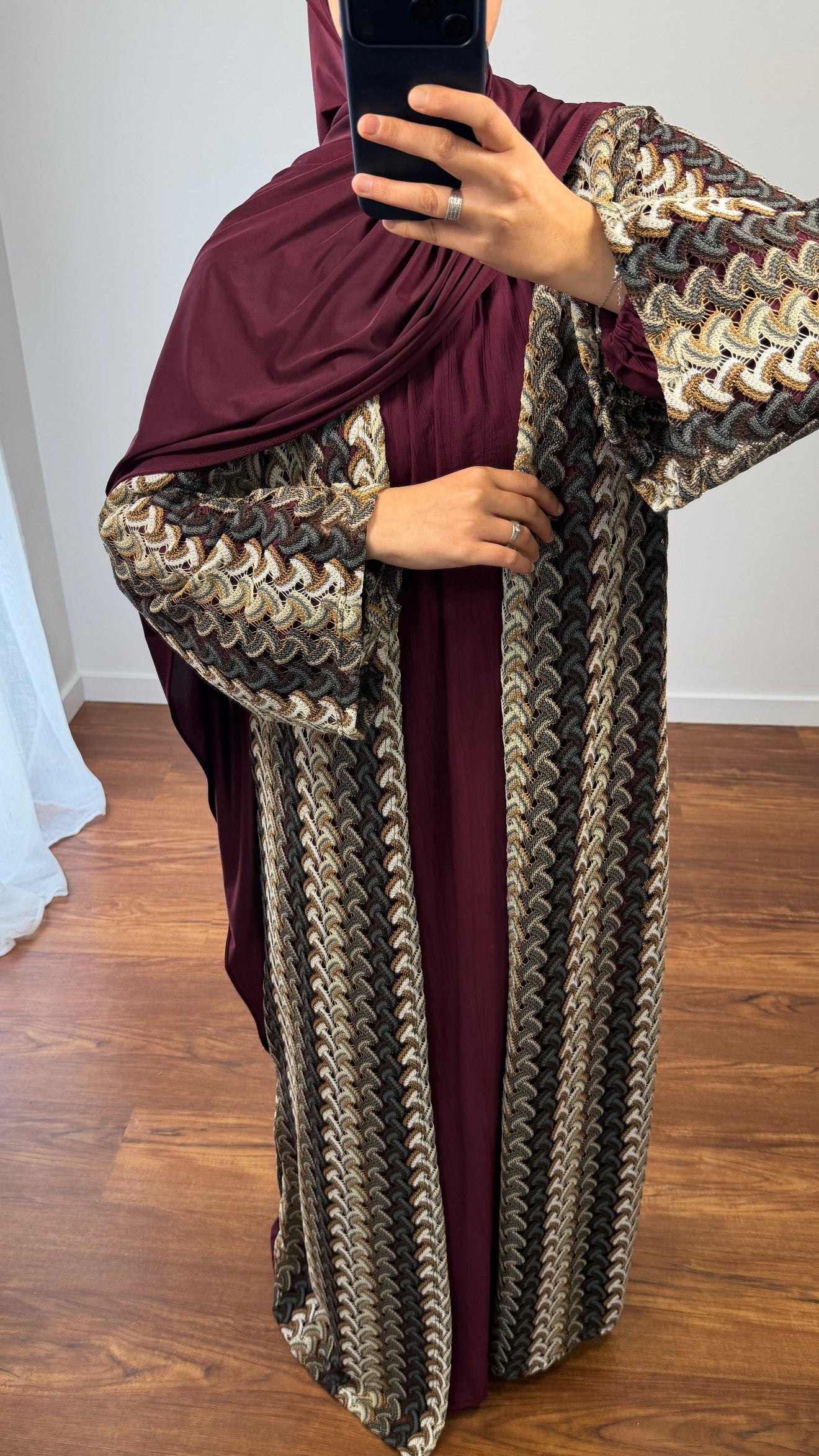KIMONO NOOR MARRON