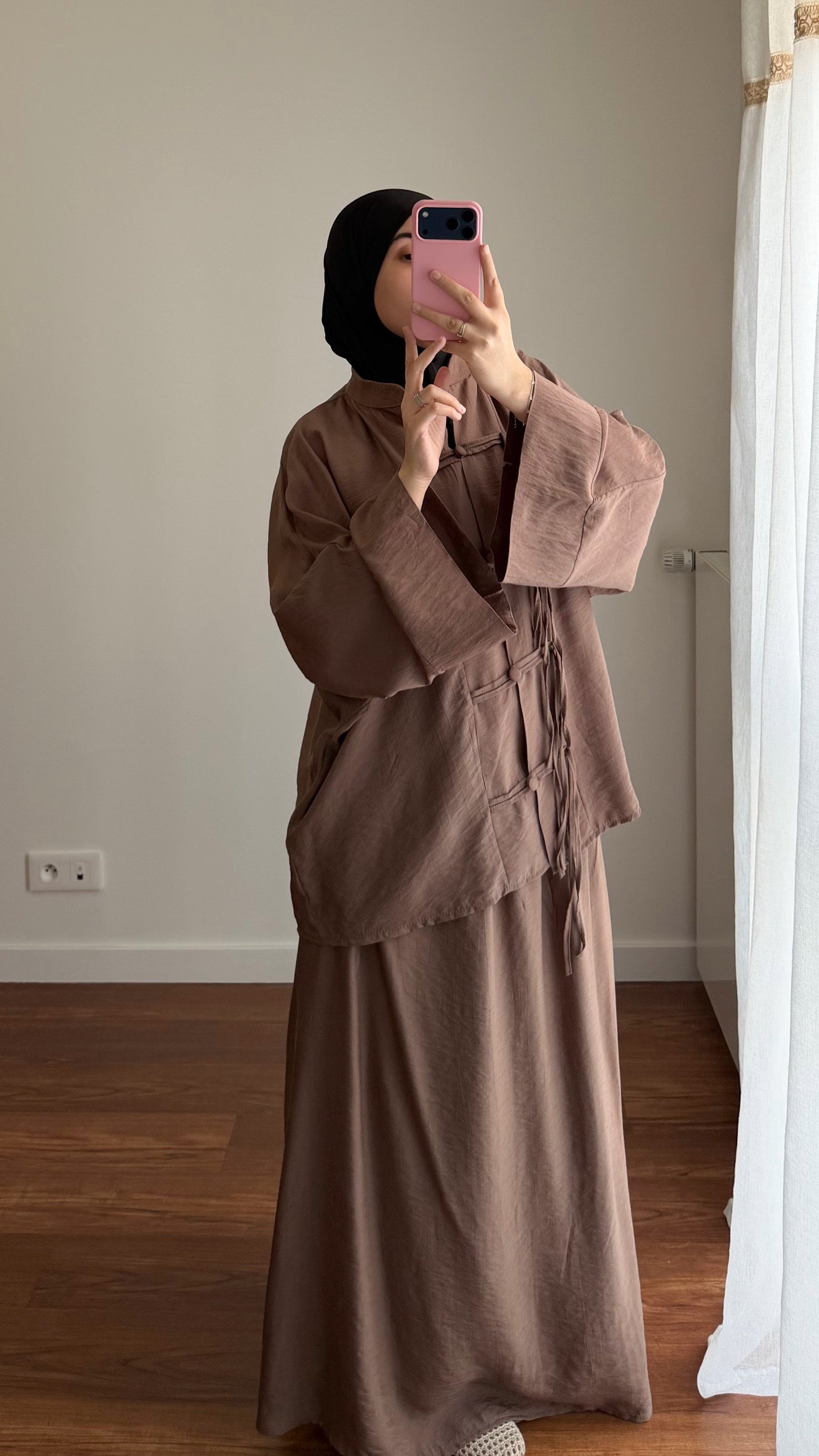 ENSEMBLE JUPE TOKYO MARRON