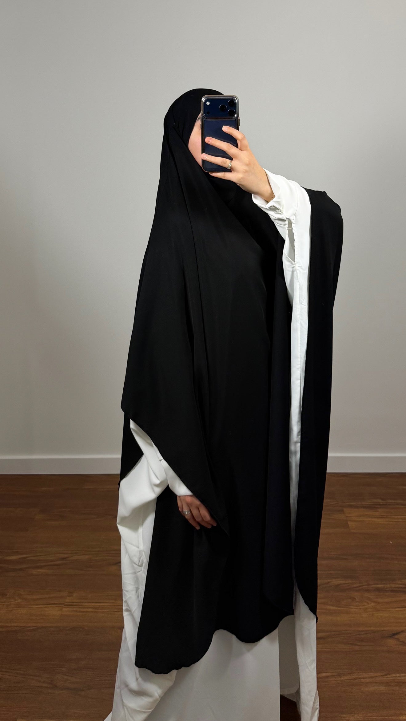 MAXI KHIMAR NOIR