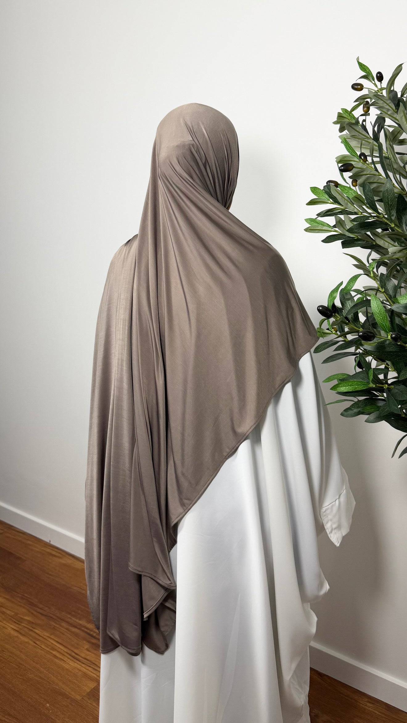 HIJAB JERSEY LIQUID TAUPE