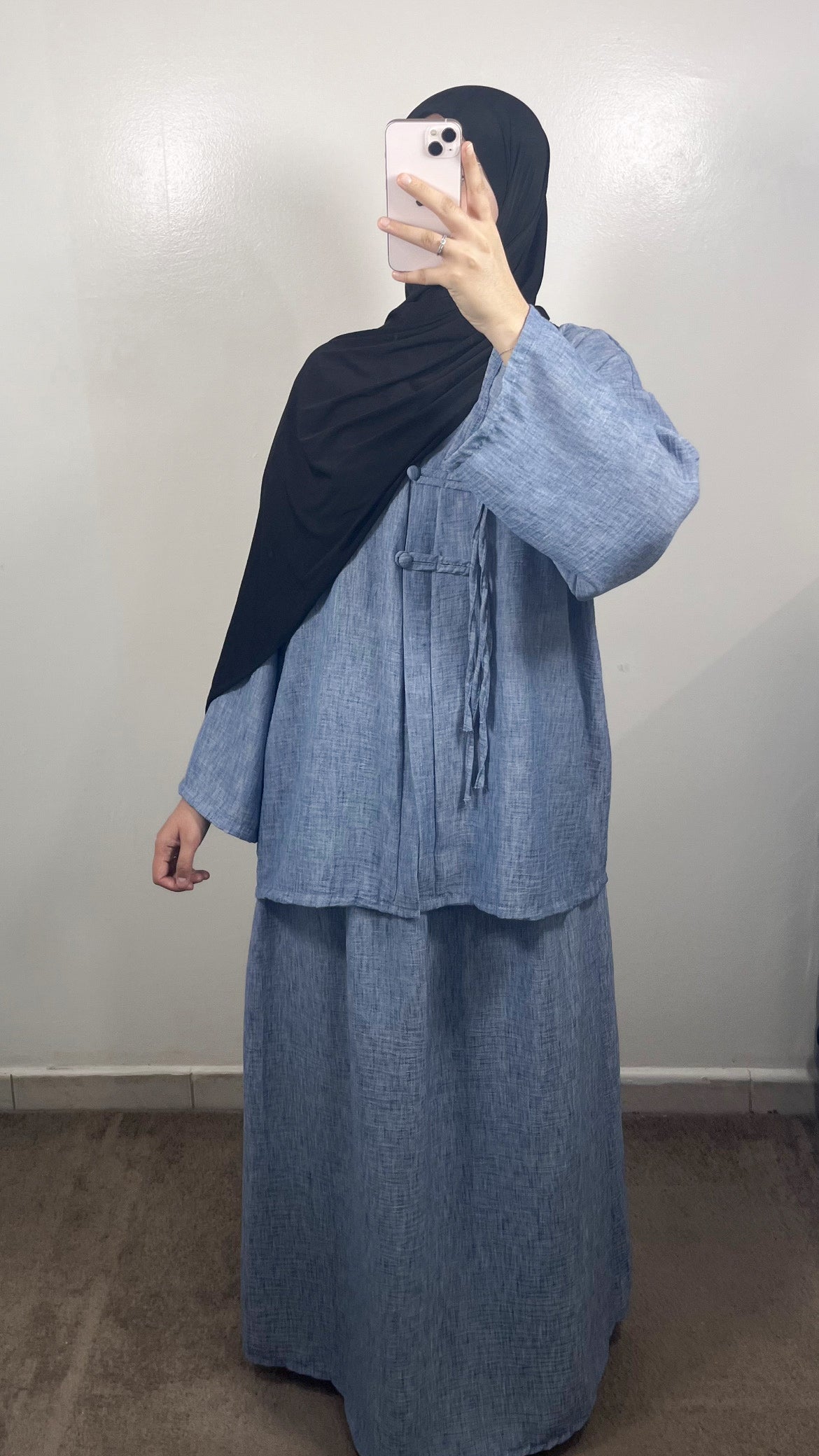 ENSEMBLE JUPE INES BLEU JEAN