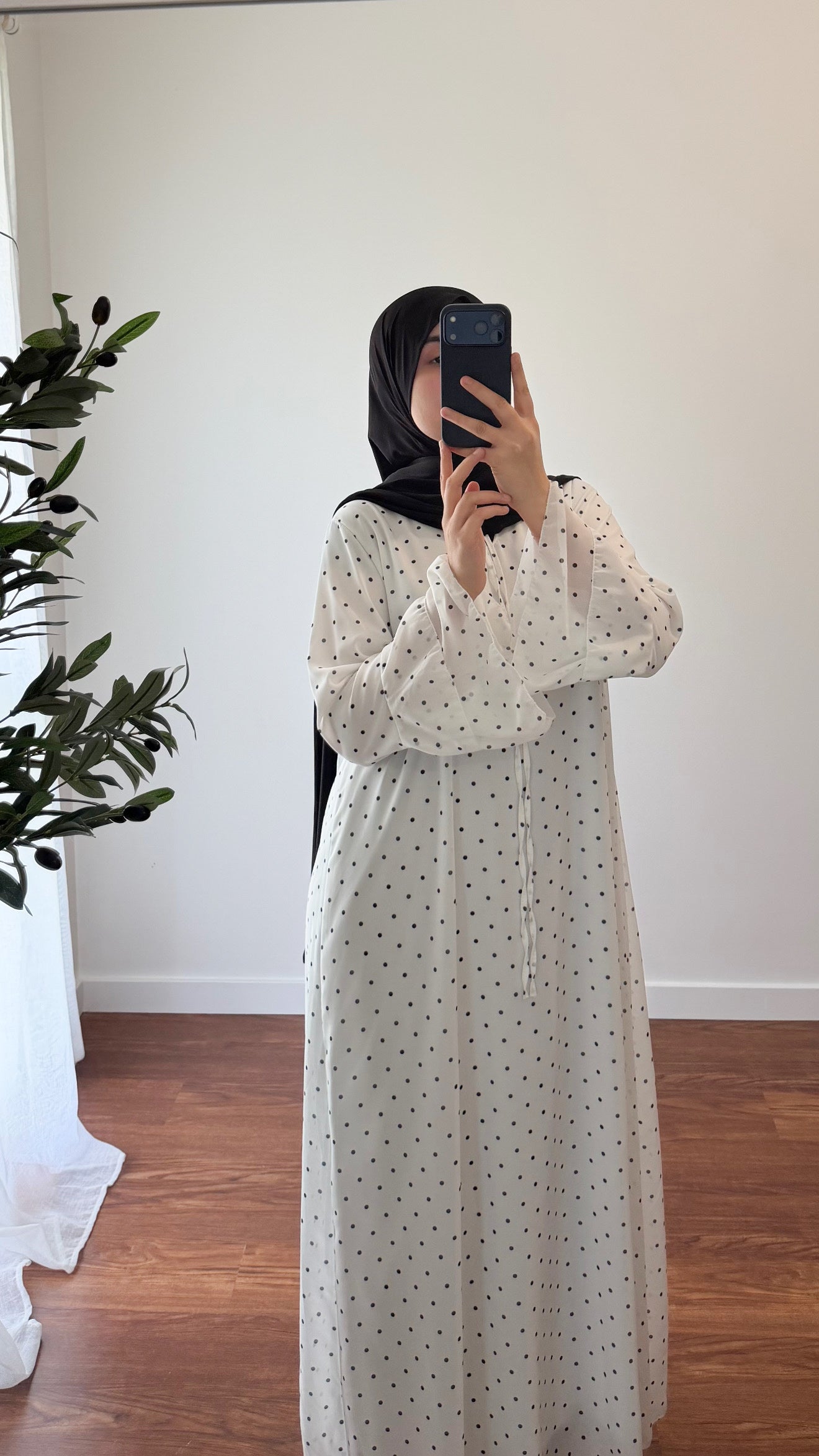 ROBE À PETITS POIS