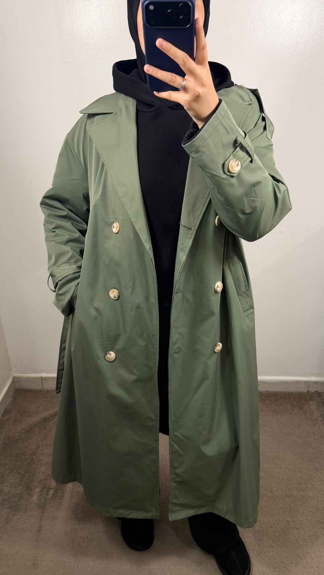 TRENCH LONG VERT