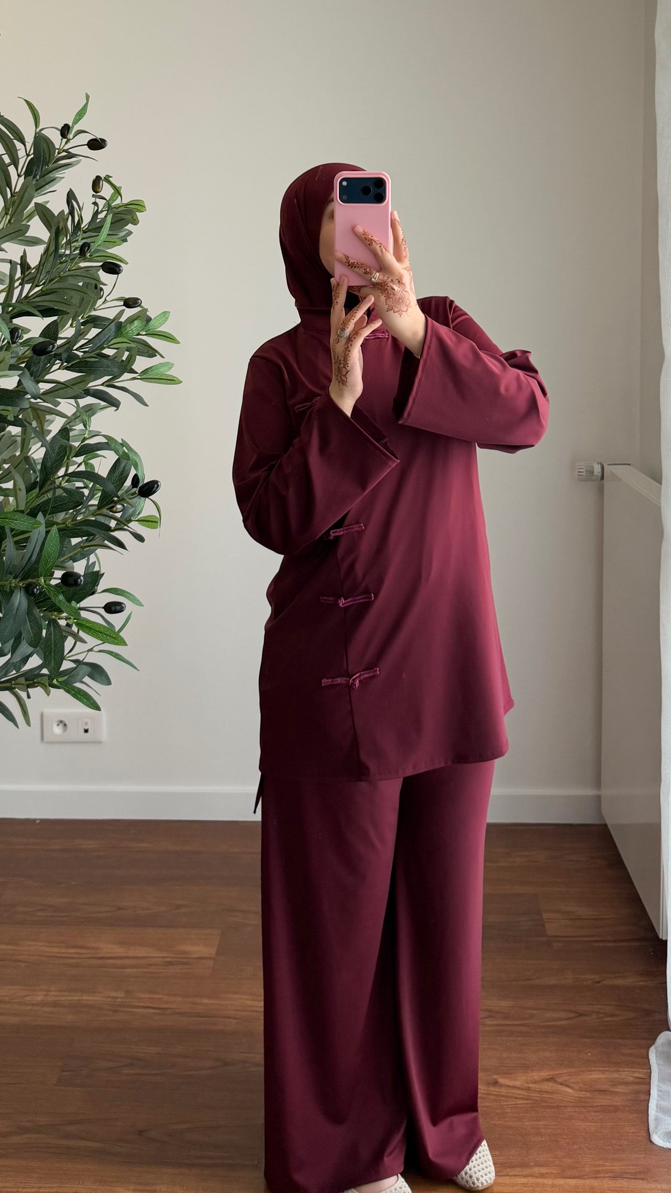 BURKINI TOKYO 3 PIÈCES BORDEAU