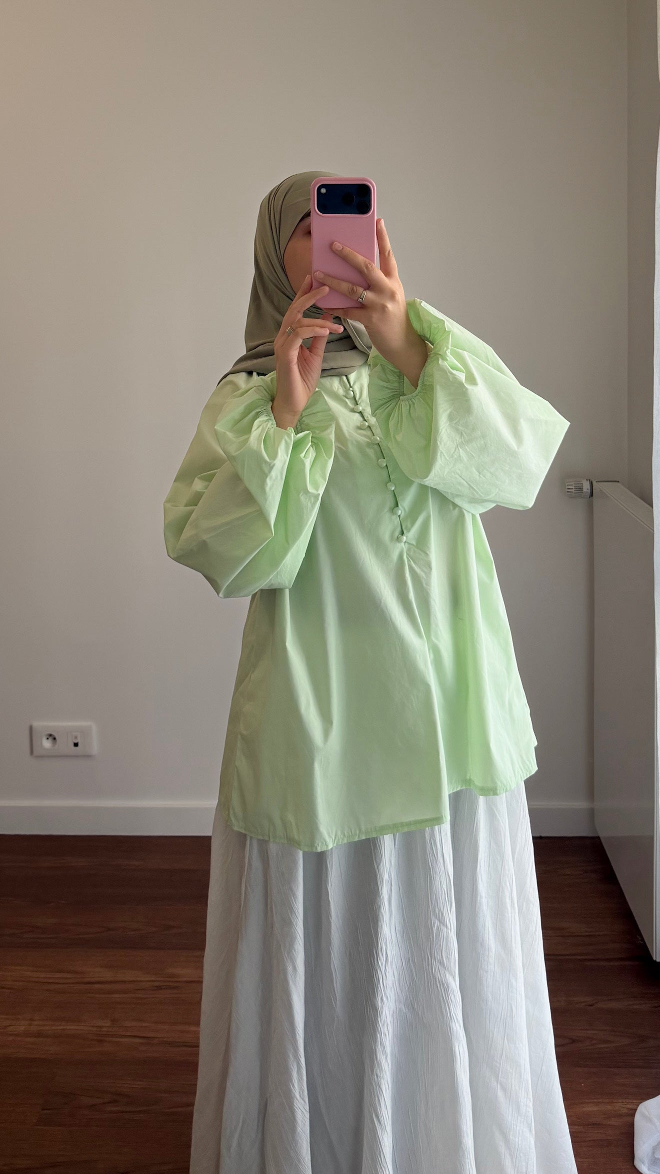 BLOUSE SIYA POPELINE VERT