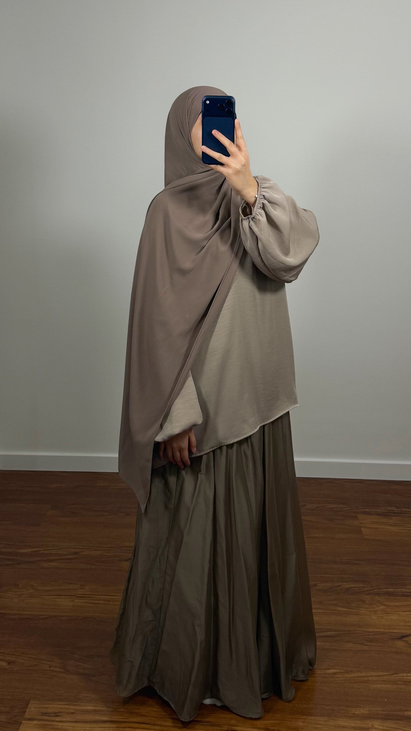 ENSEMBLE JUPE ZEYNEB TAUPE