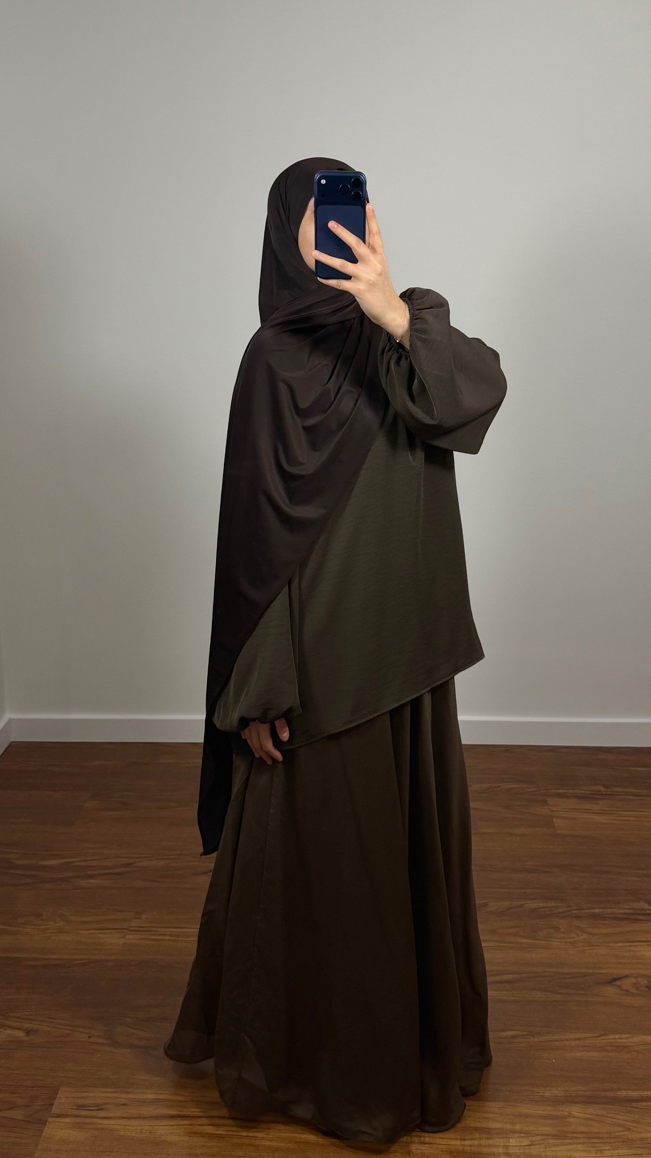 ENSEMBLE JUPE ZEYNEB MARRON